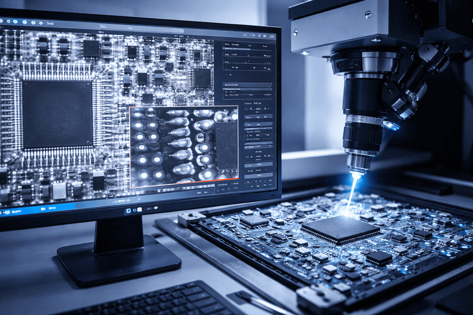 X-ray inspection of electronic components